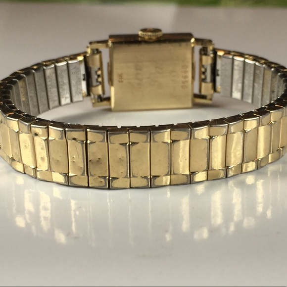 Vintage 14K Universal Geneve Tank Wristwatch, Works - Picture 5 of 12